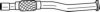 AKS DASIS SG25202 Exhaust Pipe